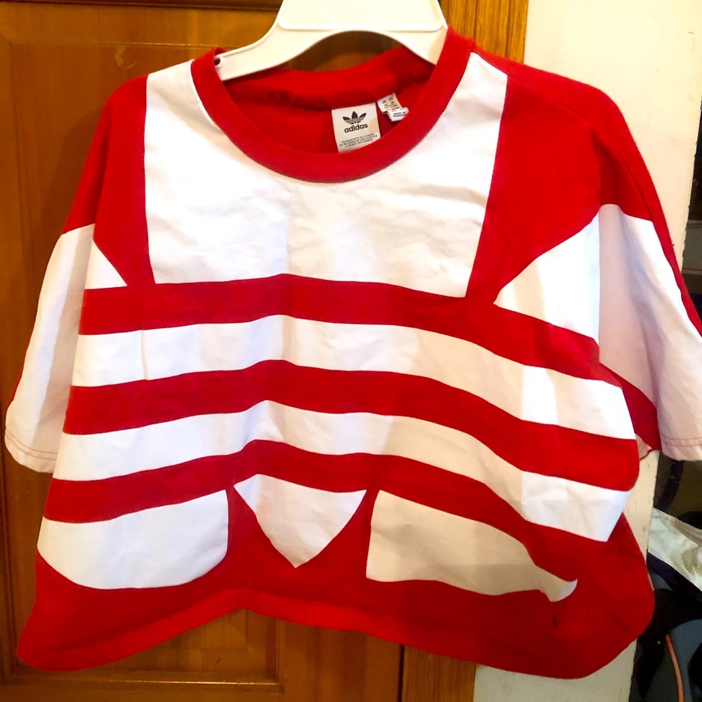 Host Pick- Adidas Originals cropped tee shirt